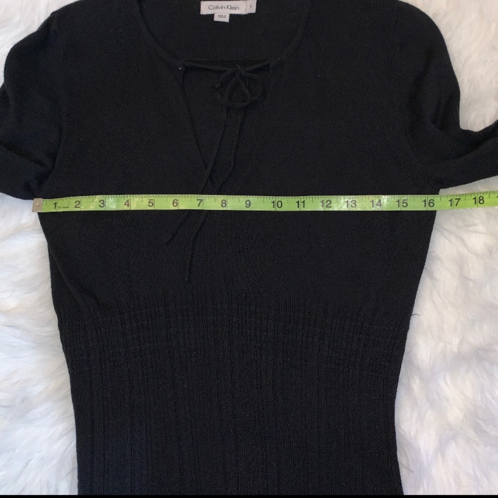Calvin Klein 3/4 sleeve knit blouse - Picture 9 of 9